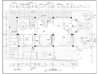 豪华别墅设计方案 施工图  四室两厅 二层别墅