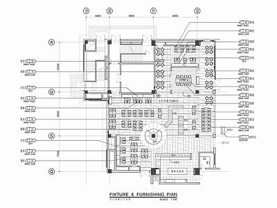 某酒店日式餐厅CAD施工图 施工图 日韩料理店