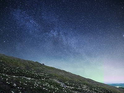 夜晚星空星河银河星星天空背景 夜晚天空