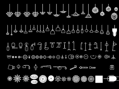 壁灯图块13施工图下载