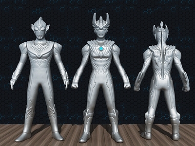 现代奥特曼3d模型