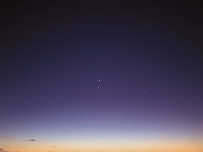 天空 夜景 紫色 高清 夜晚天空