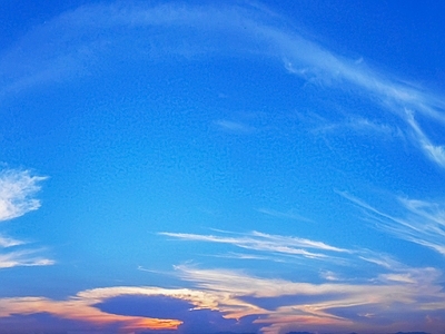 早晨朝霞蓝天天空贴图 白天天空