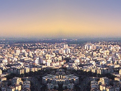 城市 黄昏 天空 晚上城市外景