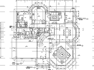 钢结构别墅建筑 施工图