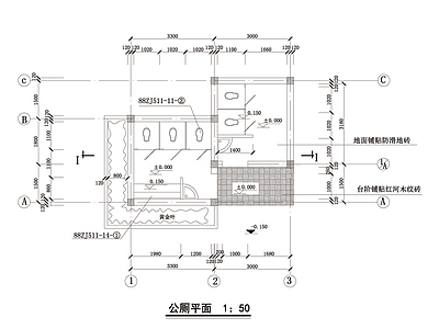 古建公厕建施结施给排水详图 施工图