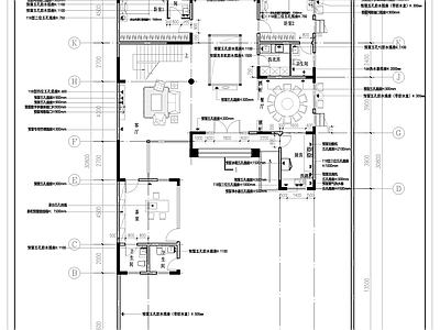 豪华别墅建筑设计cad施工图