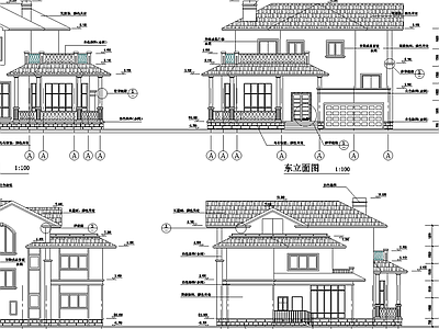 别墅建筑设计全套施工图