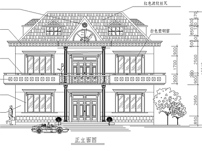 别墅外观室内设计施工图