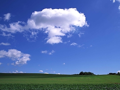 深蓝色户外草地天空 天空