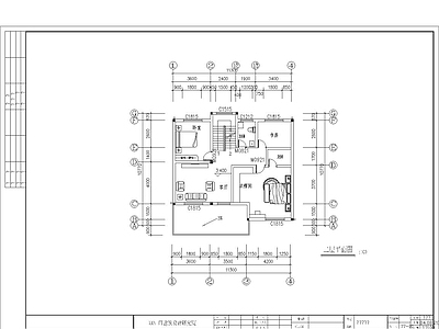 自建小洋房别墅设计施工图 自建房