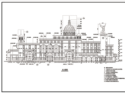 欧式酒店设计cad图 施工图