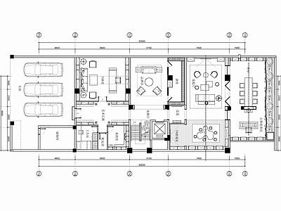 五层新中式别墅CAD 施工图