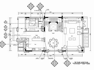 五层新中式别墅CAD 施工图 物料表