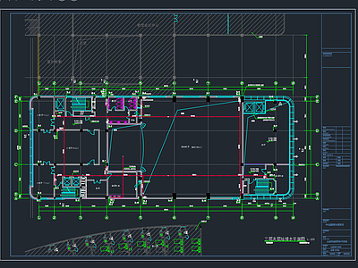 中心医院食堂给排水施工图纸 施工图 建筑给排水