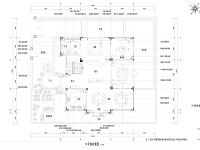 洋房地下一层地上一层室内设计 施工图 别墅