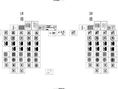 理工大学公寓建筑暖通消防设计图纸