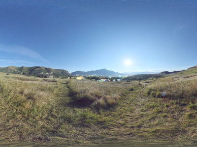 户外草坪真实天空8K全景HDR