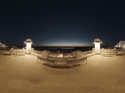 夜景户外真实天空8K全景HDR 夜晚HDR