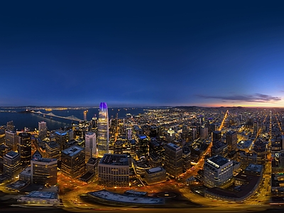 傍晚hdr 夜晚hdr贴图贴图材质 · 外景傍晚城市 城市外景贴图贴图