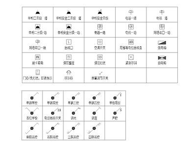 2023水电给排水动态平面图例 图库 平面图块