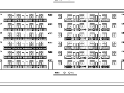 水院教师公寓建筑设计 施工图