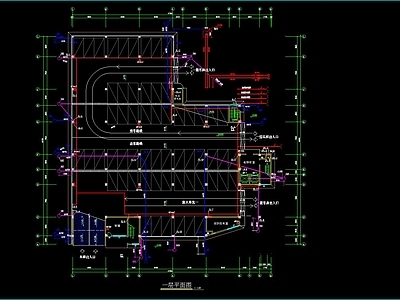 七层停车库给排水和消防 施工图 建筑给排水