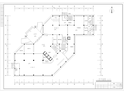 欧式十三层酒店建筑 施工图