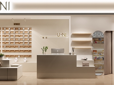 现代服装饰品店