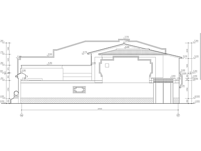 四合院别墅建筑 施工图