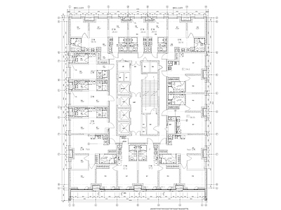 高层公寓平面方案