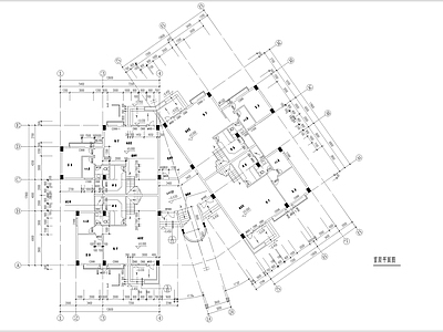 六层复式公寓楼建筑 施工图