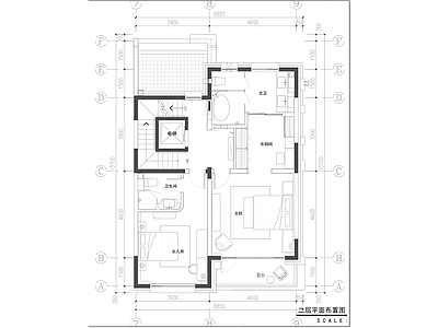 别墅室内装修 施工图