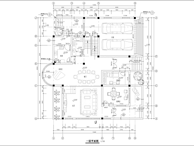 独立别墅建筑 施工图