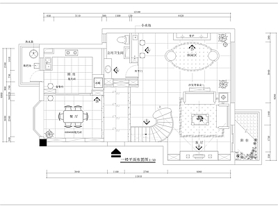 豪华别墅装修 施工图