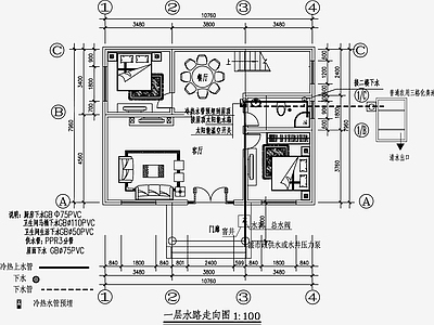 自建房建筑给排水 施工图