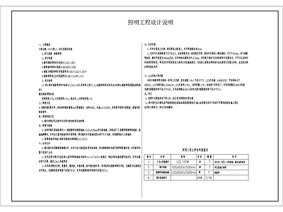 园林景观照明工程说明 图库