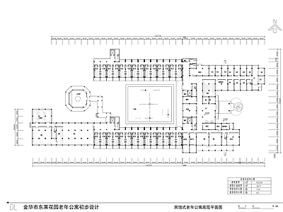 老年公寓宿舍建筑 施工图