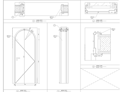 门窗节点详图 施工图 通用节点