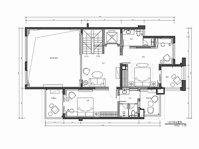 五层别墅室内 施工图