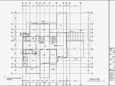 别墅给排水 施工图 建筑给排水