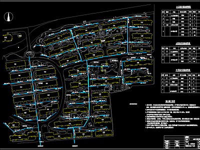 小区景观给水 施工图 园林景观给排水