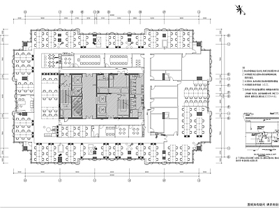 办公室消防喷淋给排水 施工图 建筑给排水