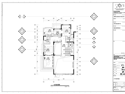 漳洲建发碧湖壹号别墅样板间 施工图