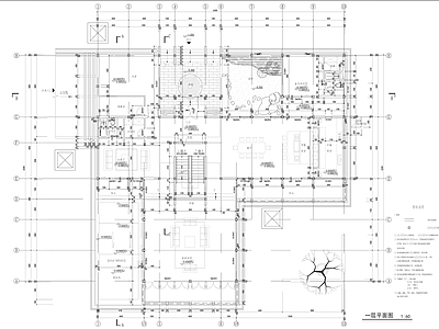 多层现代别墅建筑 施工图