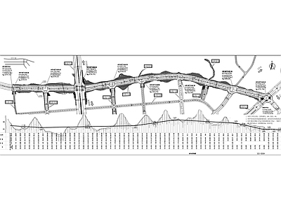 江北片区两区同建市政道路工程 施工图 交通道路