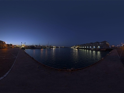 全景贴图 室外 户外绿地 夜晚天空  夜晚HDR