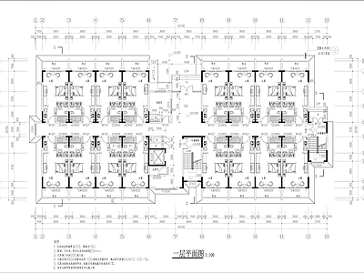 现代多层学生宿舍公寓楼 施工图