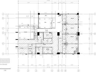 医院PCR实验室装修水电暖通给排水 施工图