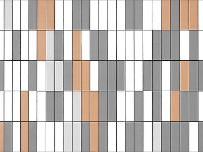 无缝白灰橘色混拼条形砖长条砖 条形砖条纹砖